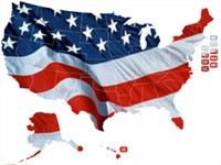 Patriotic USA Flash Map 1.0 screenshot