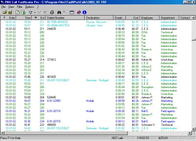 PBX Call Tarifficator Pro 2.3 screenshot