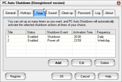 PC Auto Shutdown 7.4 screenshot