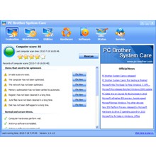 PC Brother System Care 1.5.1.20 screenshot