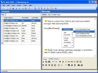 PC iMail 2006 screenshot
