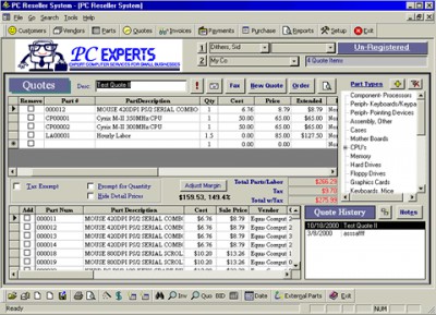 PC Reseller System 4.10 screenshot