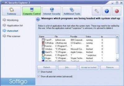 PC Security Explorer 2 screenshot