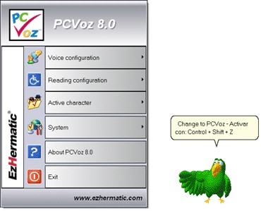 PCVoz 8.0 screenshot