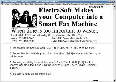 Pcx-Dcx Fax Viewer 15.09.01 screenshot