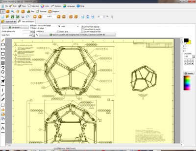 PDF 2 DXF 4.0 screenshot