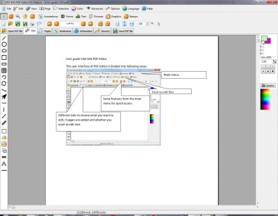 PDF Editor Objects 5.5 screenshot