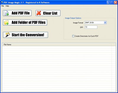 PDF Image Magic 3.5 screenshot