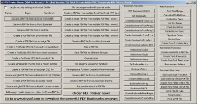 PDF Maker 3.0 screenshot