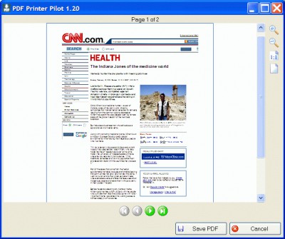 PDF Printer Pilot Pro 1.42 screenshot