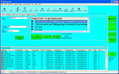 PDF Searcher 1.06 screenshot
