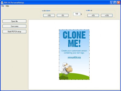 PDF24-personalizer 1.0 screenshot