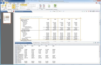 PDF2XL: Convert PDF to Excel 6.0.2.308 screenshot