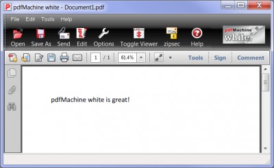 pdfMachine White 14.91 screenshot