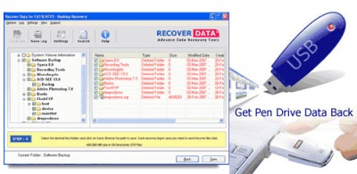 Pen Drive Data Recovery Software 3.0 screenshot