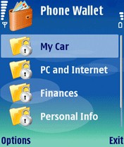 PhoneWallet 3.0 screenshot