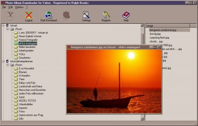 Photo Album Downloader for Yahoo 2.6.1.6 screenshot