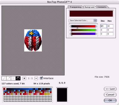 PhotoGIF for Macintosh 4.0.1 screenshot