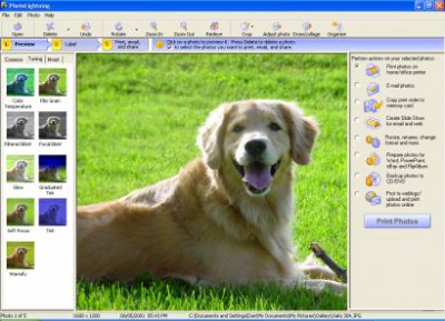 Photolightning photo software 5.51 screenshot