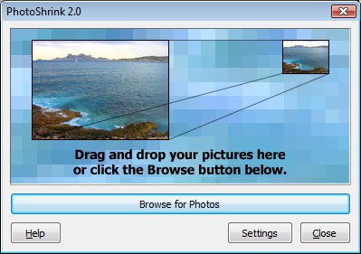 PhotoShrink 2.0 screenshot