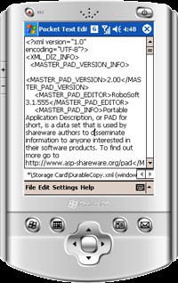 Pocket Text Editor 1.3 screenshot