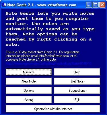 Post it Note Genie 2.1 screenshot