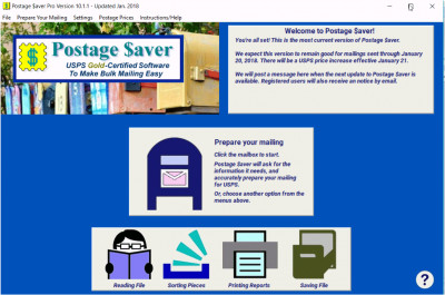 Postage Saver for Mac 11.1.1 screenshot