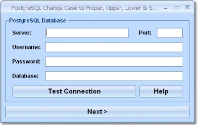 PostgreSQL Change Case to Proper, Upper, Lower & S 7.0 screenshot