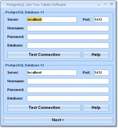PostgreSQL Join Two Tables Software 7.0 screenshot