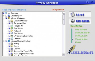 Privacy Shredder 3.2 screenshot