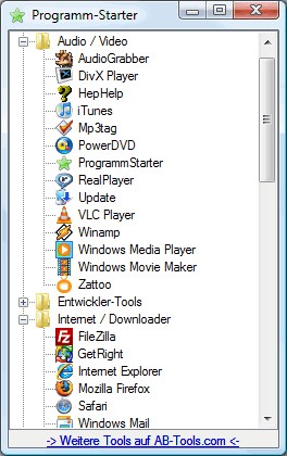 Programm-Starter 2.0.14 screenshot
