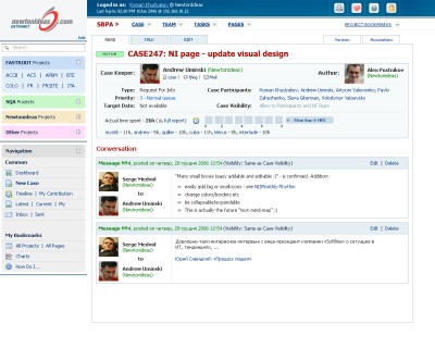 Project management software: Comindwork 1 screenshot
