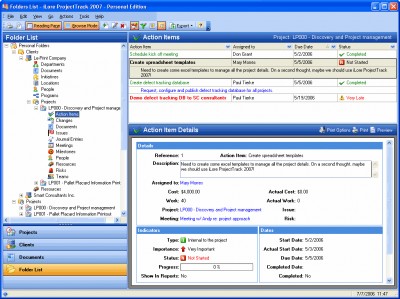 Project Track 2007 - Collaborative Edition 2007.3.7 screenshot