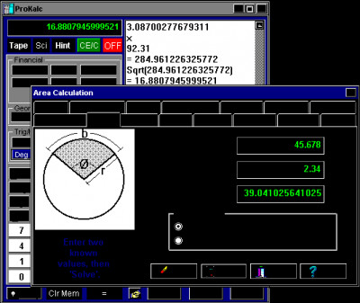 ProKalc 7.9f screenshot