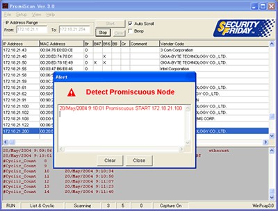 PromiScan 3.0 screenshot