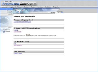 Proxy-Pro Professional GateKeeper 4.5 screenshot