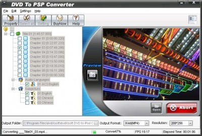 QPV DVD TO PSP 2011.1105 screenshot