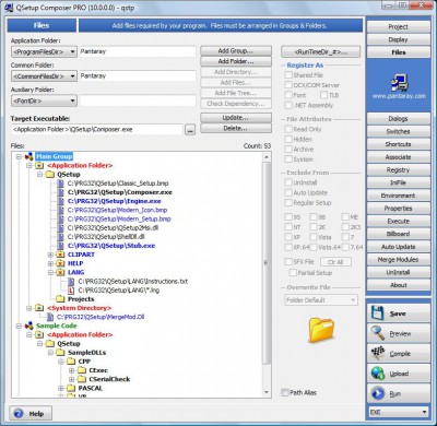 QSetup Installation Suite 9.1.0.2 screenshot