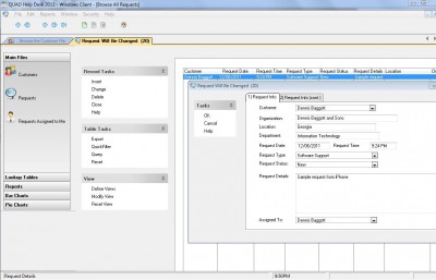 QUAD Help Desk 2011 screenshot