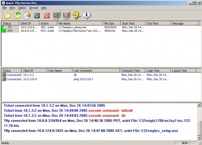 Quick Tftp Server Pro 2.3 screenshot
