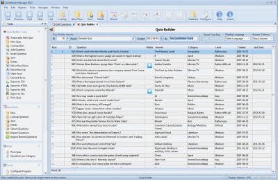 QuizMaster Manager 2012.0 screenshot