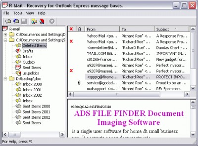 R-Mail 1.0 screenshot
