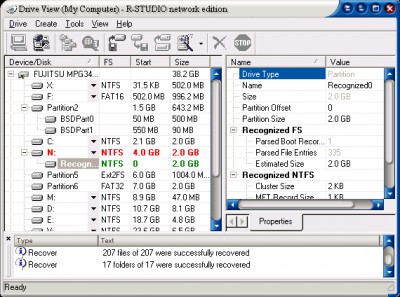 R-Studio Data Recovery Software 2.0 screenshot