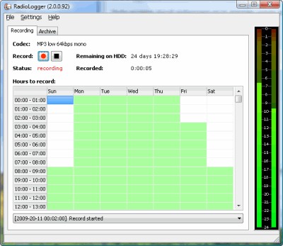 RadioLogger 3.4.0.0 screenshot