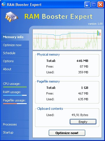 RAM Booster Expert 1.30 screenshot