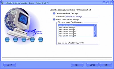 Rapid-Emailer 2.0.22 screenshot