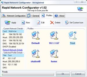 Rapid Network Configurator 1.02 screenshot