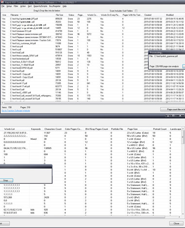 Rapid PDF Count 5.13 screenshot