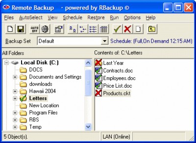 RBackup Remote Backup 10 screenshot