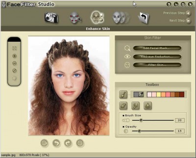 Reallusion FaceFilter Xpress 1.0 screenshot
